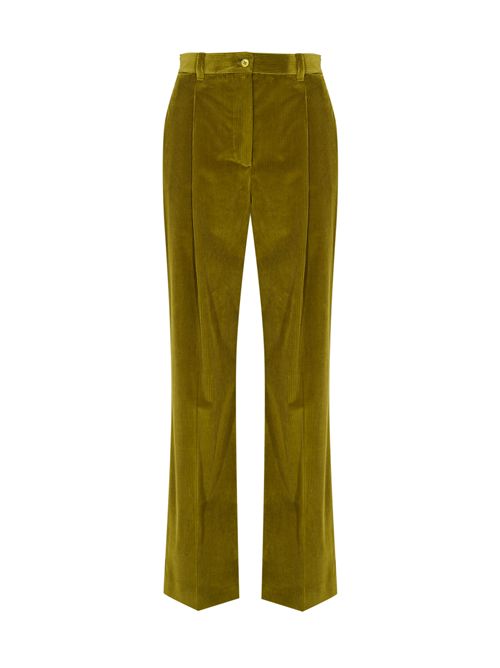 Pantalone Ordine in velluto di cotone Verde Oliva WEEKEND MAX MARA | 2525136036600024